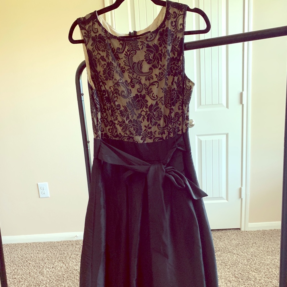 Black cocktail dress